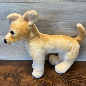 Chihuahua Dog‎ Plush Melissa & Doug Realistic Stuffed Animal Toy Stands 13"